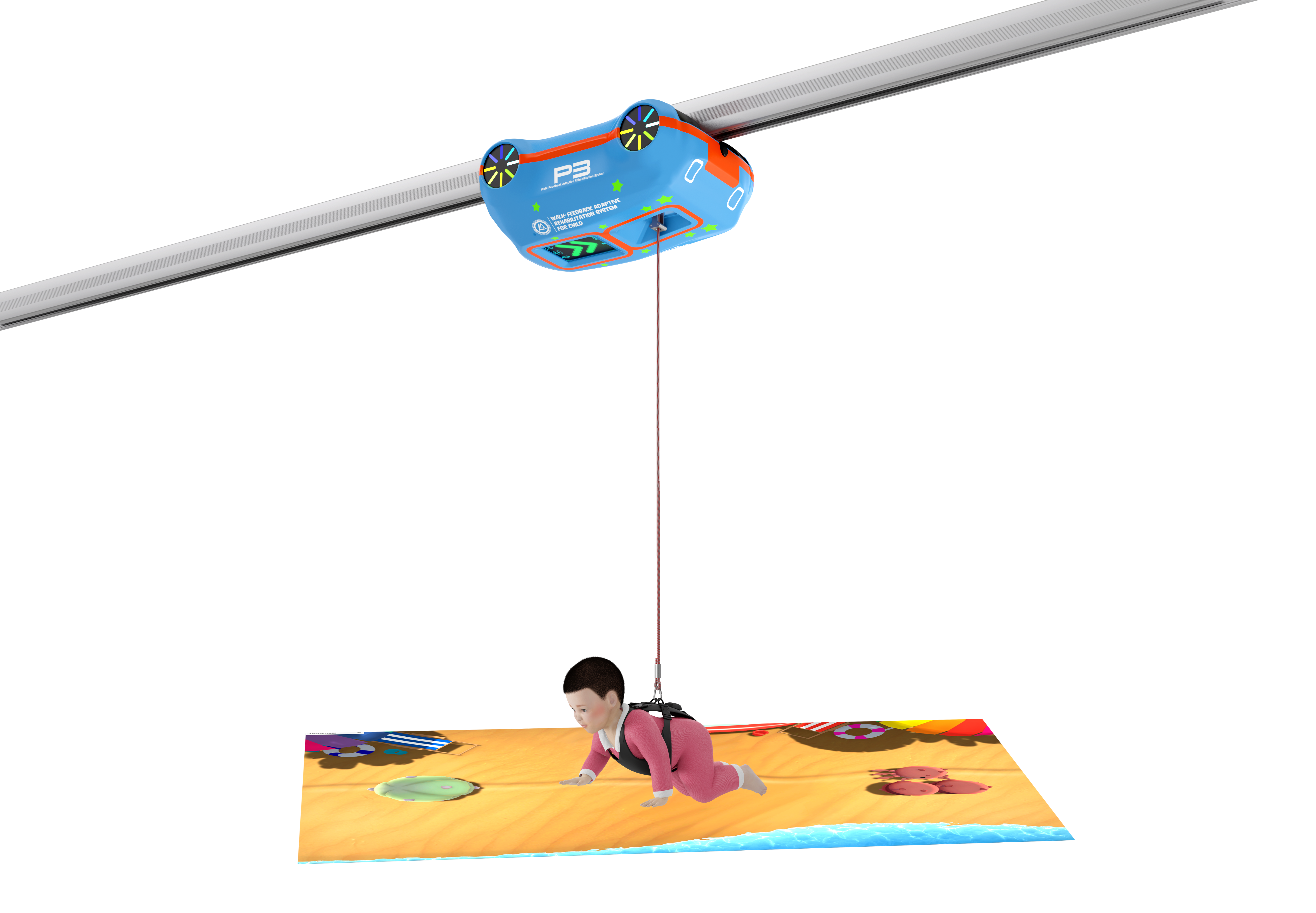 步行反饋自適應(yīng)康復系統(tǒng)（兒童型）